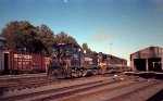 NS 2351 switches a pair of GP50's at Glenwood Yard